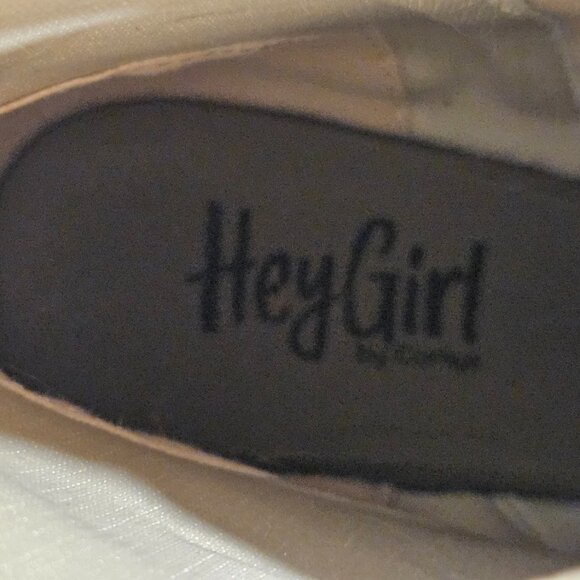 Hey Girl by Corky's Size 9 Ghosted Cream Women's New in Box Wedge Boots - Picture 11 of 14